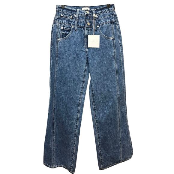 Pistola Caleb High Rise Relaxed Stacked Waist Jeans Reflection Size 25 - Picture 1 of 15